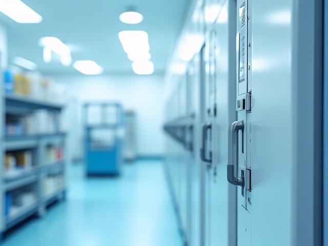 Pharmaceutical vaccines and medicines in secure cold storage